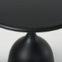 70098 - Talulla 16.5L x 16.5W x 19.7H Matte Black Metal Accent Table