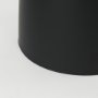 70098 - Talulla 16.5L x 16.5W x 19.7H Matte Black Metal Accent Table