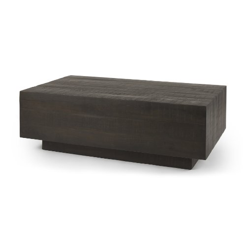 70118 - Hayden Dark Brown Wood Rectangular Coffee Table
