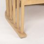 69826 - Kopari Beige Fabric W/Light Brown Wood Accent Chair