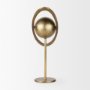 69996 - Atlas 15.0L x 7.0W x 16.0H Gold Metal Solar System Ornament