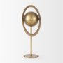 69996 - Atlas 15.0L x 7.0W x 16.0H Gold Metal Solar System Ornament