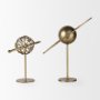 69996 - Atlas 15.0L x 7.0W x 16.0H Gold Metal Solar System Ornament