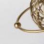 69997 - Atlas 10.0L x 8.0W x 12.0H Gold Metal Solar System Ornament