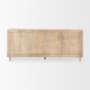 69954 - Tucker Light Brown Wood w/ Carved Arch Pattern 4 Door Sideboard