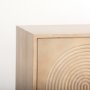 69954 - Tucker Light Brown Wood w/ Carved Arch Pattern 4 Door Sideboard