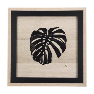14341 - Tropican Leave I by Mercana Studio a Hand Embellished Textured Framed Art Print