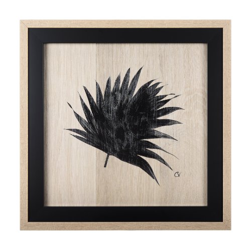 14342 - Tropican Leave II by Mercana Studio a Hand Embellished Textured Framed Art Print