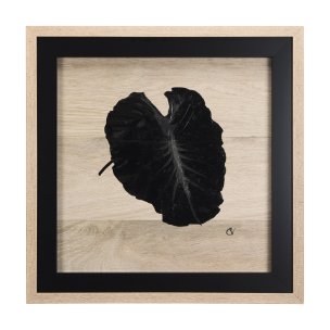 Tropican Leave III by Mercana Studio a Hand Embellished Textured Framed Art Print