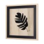 14344 - Tropican Leave IV by Mercana Studio a Hand Embellished Textured Framed Art Print