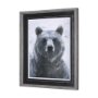 14351 - Animal Portrait III (Bear) by Mercana Studio Hand Embellished Framed Art Print Matted under Glass