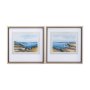 14355 - Grey Sky I by Mercana Studio a Hand Embellished Textured Framed Art Print Matted under Glass