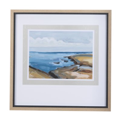 14356 - Grey Sky II by Mercana Studio a Hand Embellished Textured Framed Art Print Matted under Glass