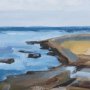 14356 - Grey Sky II by Mercana Studio a Hand Embellished Textured Framed Art Print Matted under Glass