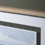 14356 - Grey Sky II by Mercana Studio a Hand Embellished Textured Framed Art Print Matted under Glass