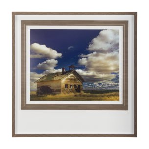Oregon Farm by Chad Mackay a Framed Art Print Matted under Glass