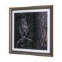 14366 - Night Owl by Chad Mackay a Hand Embellished Textured Framed Photo Art Print Matted under Glass