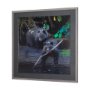 14370 - Playing Bears  by Chad Mackay a Hand Embellished Textured Framed Photo Art Print Matted under Glass