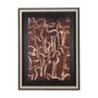 14377 - Horse Herd IV by Mercana Studio a Hand Embellished Textured Framed Art Print