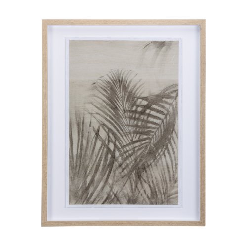 14381 - Shadows on Wood II by Mercana Studio a Hand Embellished Textured Framed Art Print Matted under Glass