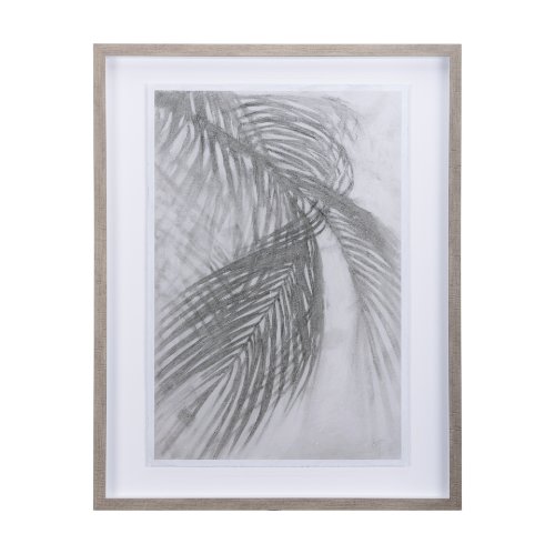 14382 - Light Shadows I by Mercana Studio a Hand Embellished Textured Framed Art Print Matted under Glass