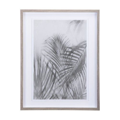 14383 - Light Shadows II by Mercana Studio a Hand Embellished Textured Framed Art Print Matted under Glass