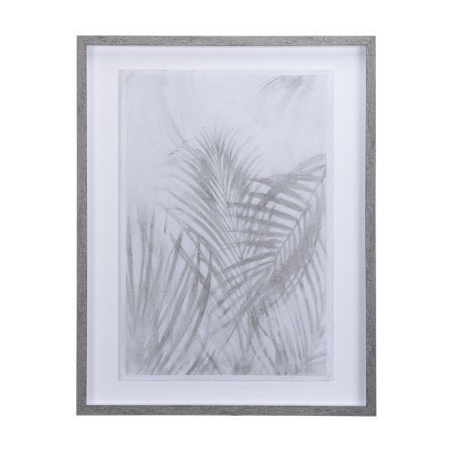 14385 - Shadows II by Mercana Studio a Hand Embellished Textured Framed Art Print Matted under Glass
