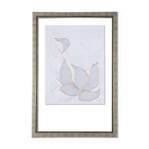 Interplay I by Mercana Studio a Hand Embellished Textured Framed Art Print Matted under Glass