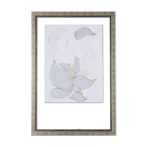 Interplay II by Mercana Studio a Hand Embellished Textured Framed Art Print Matted under Glass