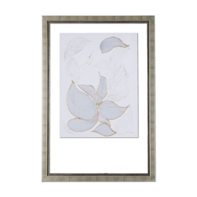 14417 - Interplay II by Mercana Studio a Hand Embellished Textured Framed Art Print Matted under Glass