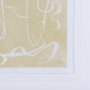14420 - Thread Yellow III by Mercana Studio a Hand Embellished Textured Framed Art Print Matted under Glass