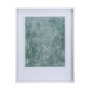 14421 - Thread Green I by Mercana Studio a Hand Embellished Textured Framed Art Print Matted under Glass