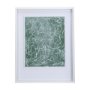 14423 - Thread Green III by Mercana Studio a Hand Embellished Textured Framed Art Print Matted under Glass