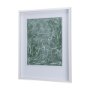 14423 - Thread Green III by Mercana Studio a Hand Embellished Textured Framed Art Print Matted under Glass