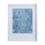 14424 - Thread Blue I by Mercana Studio a Hand Embellished Textured Framed Art Print Matted under Glass