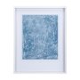 14426 - Thread Blue III by Mercana Studio a Hand Embellished Textured Framed Art Print Matted under Glass