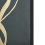 102253-L - Free Lines Dark Green by Mercana Studio a Hand Embellished Textured Canvas