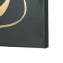 102253-L - Free Lines Dark Green by Mercana Studio a Hand Embellished Textured Canvas