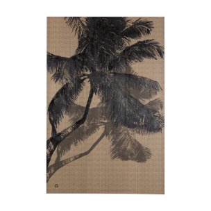 Palm Shadow II by Mercana Studio a Hand Embellished Textured Canvas