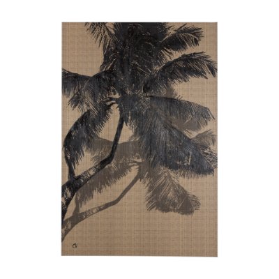 102261-L - Palm Shadow II by Mercana Studio a Hand Embellished Textured Canvas