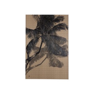 Palm Shadow II by Mercana Studio a Hand Embellished Textured Canvas