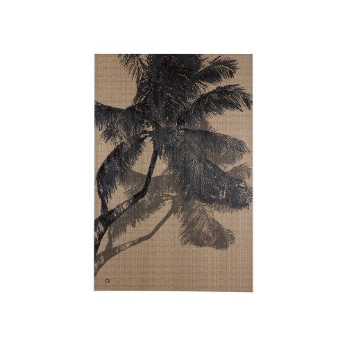 102261-S - Palm Shadow II by Mercana Studio a Hand Embellished Textured Canvas