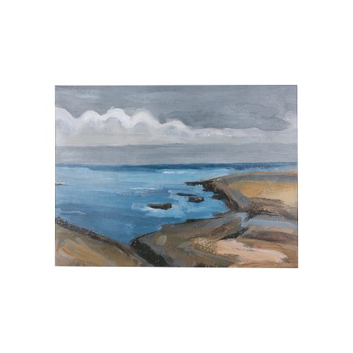 102265-S - Grey Sky II by Mercana Studio a Hand Embellished Textured Canvas