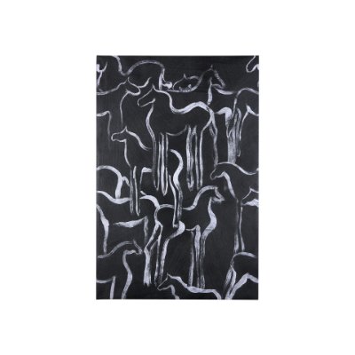 102272-S - Horse Herd II by Mercana Studio a Hand Embellished Textured Canvas