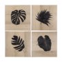 102275-L - Tropical Leaf I by Mercana Studio a Hand Embellished Textured Canvas