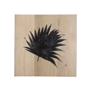 Tropical Leaf II by Mercana Studio a Hand Embellished Textured Canvas