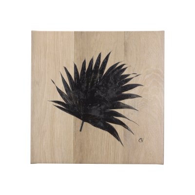 102276-S - Tropical Leaf II by Mercana Studio a Hand Embellished Textured Canvas