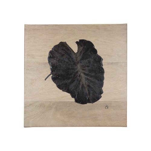 102278-S - Tropical Leaf III by Mercana Studio a Hand Embellished Textured Canvas