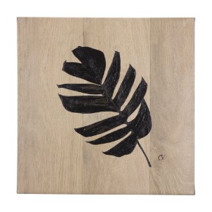 Tropical Leaf IV by Mercana Studio a Hand Embellished Textured Canvas