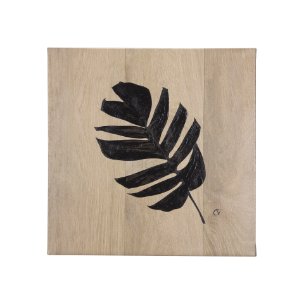 Tropical Leaf IV by Mercana Studio a Hand Embellished Textured Canvas